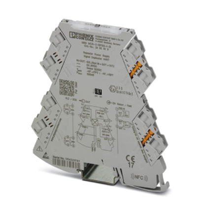 Phoenix Contact Repeater Power Supply; MINI MCR-2-RPSS-I-2I; 0 - 20mA IN; 0 - 20mA OUT; 2 Outputs; 24VDC